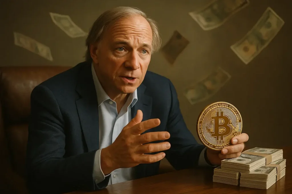 «Проблемный актив»: Рэй Далио объяснил, почему биткоин проигрывает золоту