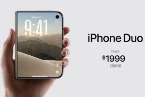 Эпоха гибких экранов Apple: представлен iPhone Duo
